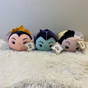 Disney Villians Tsum Tsum Plush Set of 3